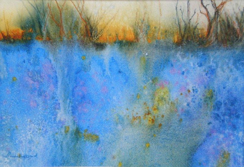 2011 Bluebell Wood Watercolour